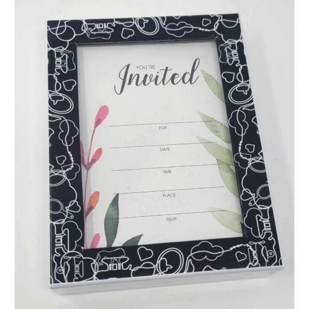 You're Invited Blank Invitation Cards 25 Pack‎ With Envelopes